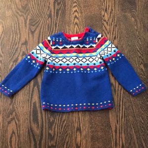 Boys Hanna Anderson sweater.